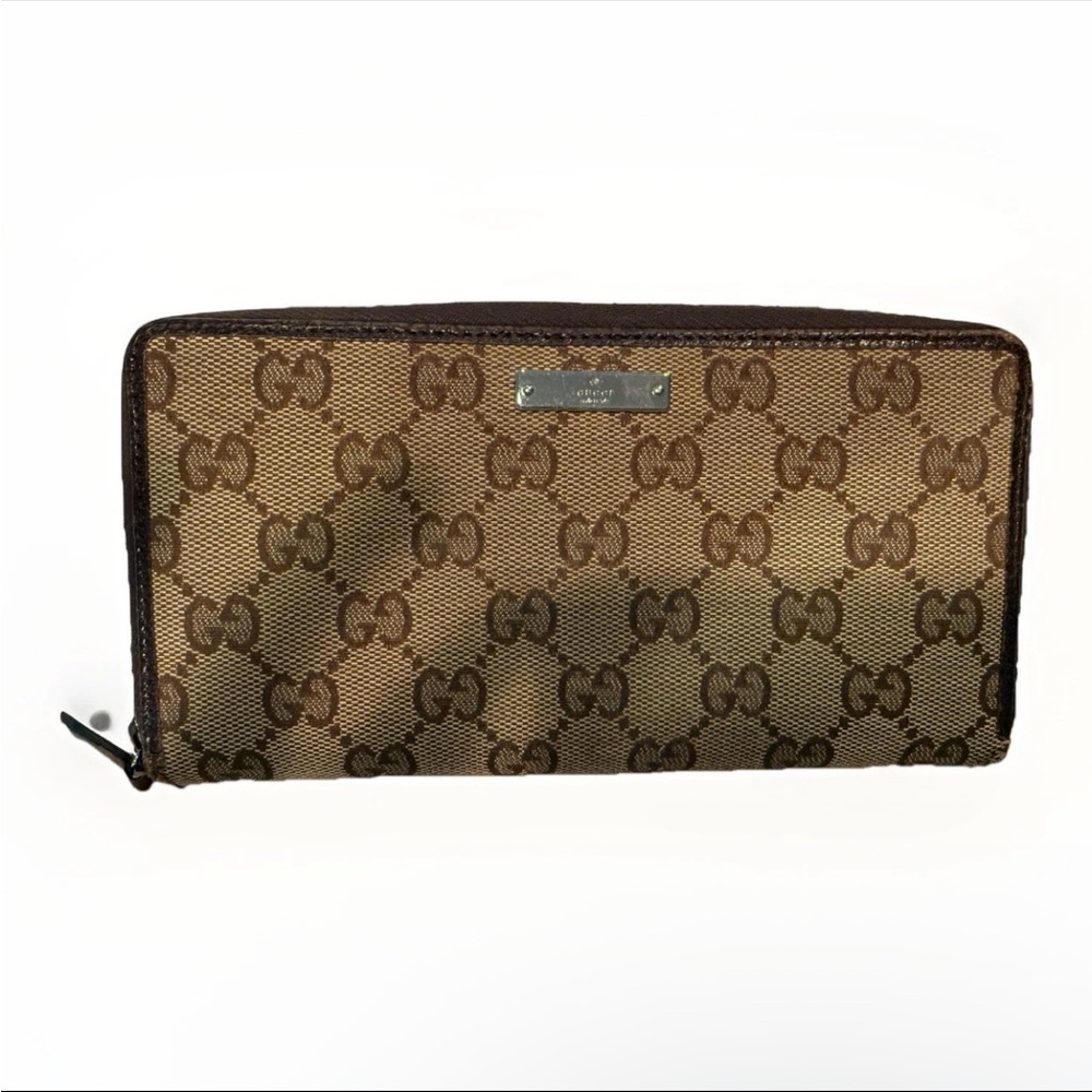 Gucci Monogram Canvas Wallet